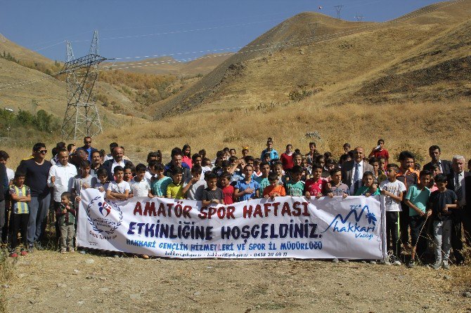 Hakkari’de Amatör Spor Haftası Etkinlikleri