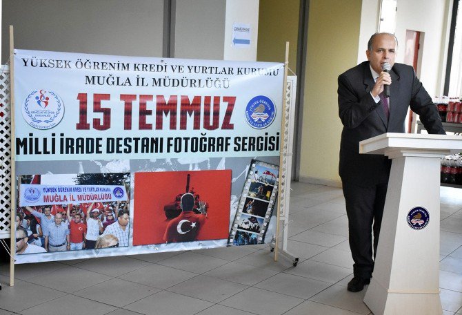 Muğla Yurtkur’da 15 Temmuz Sergisi