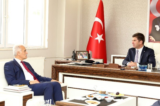 Müsiad Genel Başkanı Olpak, Başkan Ercengiz’i Ziyaret Etti