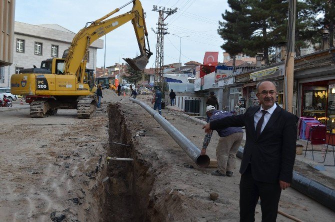 Başkan Şinasi Gülcüoğlu Alt Yapı Çalışmalarını İnceledi