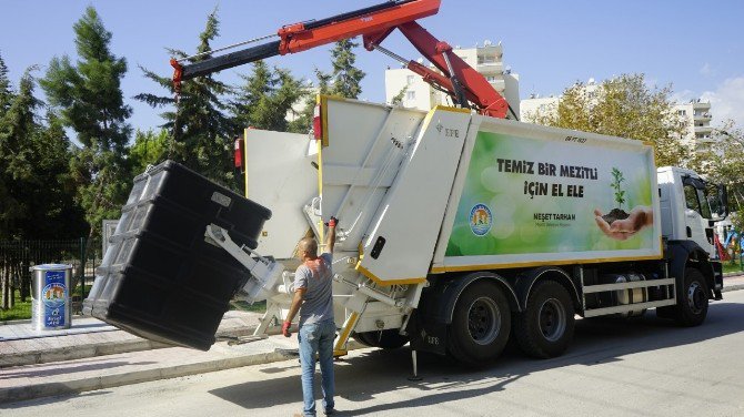 Mezitli’de Çöpler Yerin Altına İniyor