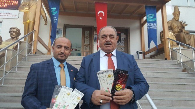 Hacı Bektaş Veli Derneği Hatıra Biletlerini Aldı