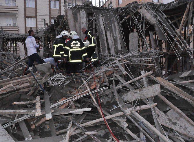 Gaziantep’te İnşaatta Göçük: 2 Yaralı