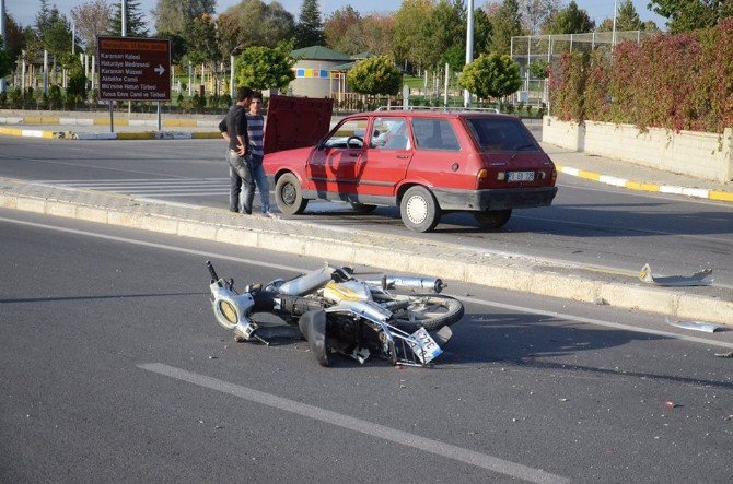 Karaman’da Trafik Kazası: 2 Yaraları