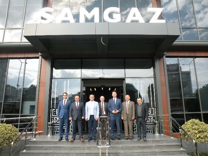 Mmo Samsun Şube Samgaz’ı Yeni Binasında Ziyaret Etti