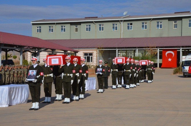 Mardin Şehitleri Memleketlerine Uğurladı