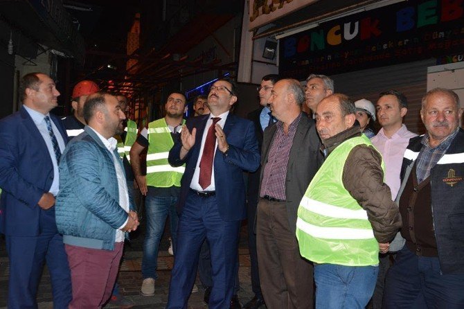 Ortahisar Belediyesi’nin Yürüttüğü Kemeraltı Sokak Sağlıklaştırma Projesi’ne Başlandı