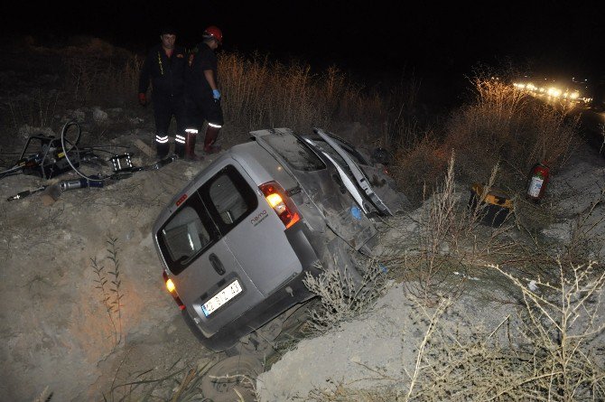 Çarpışmanın Etkisiyle Sulama Kanalına Uçtu: 1 Ölü, 3 Yaralı