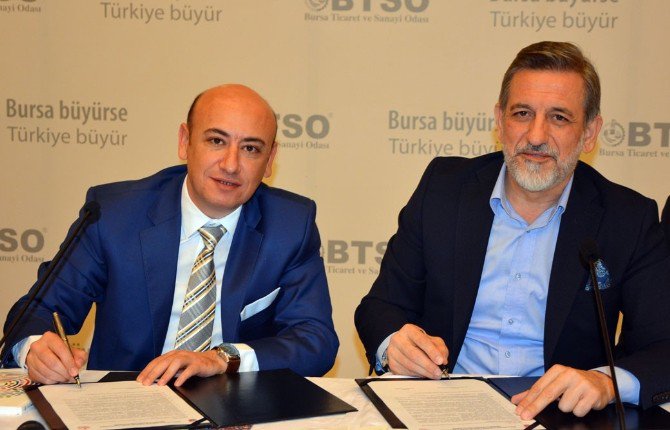 Ayto Ve Btso Kardeş Oda Protokolü İmzaladı