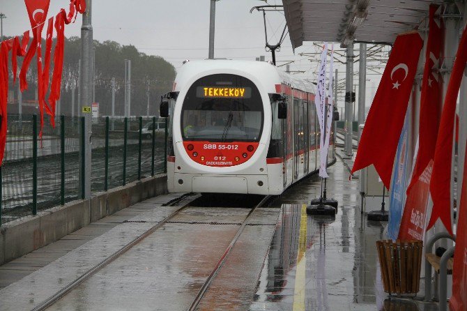 Raylı Sistemde Gar-tekkeköy Seferleri Başladı