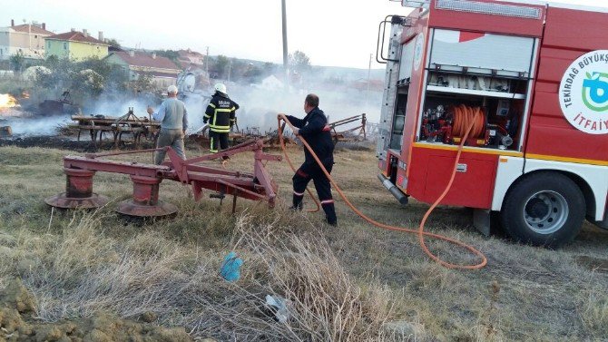 Binlerce Balya Saman Alev Alev Yandı