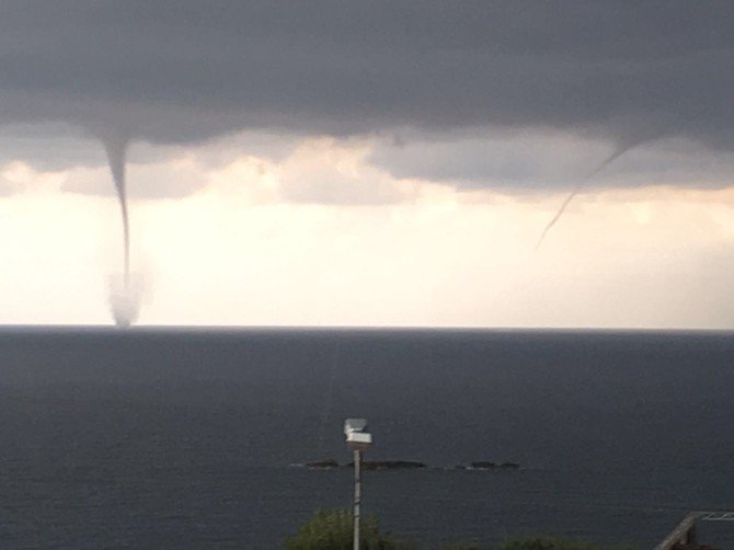 Alanya’da Hortum Ve Dolu Sürprizi