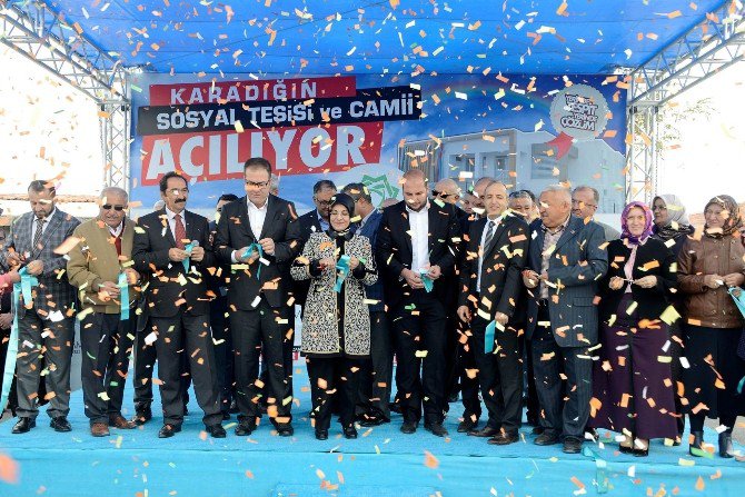 Karadiğin Sosyal Tesisi Ve Camisi Hizmete Açıldı