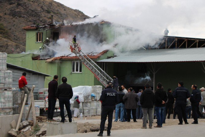 Amasya’da Soğuk Hava Deposunda Yangın