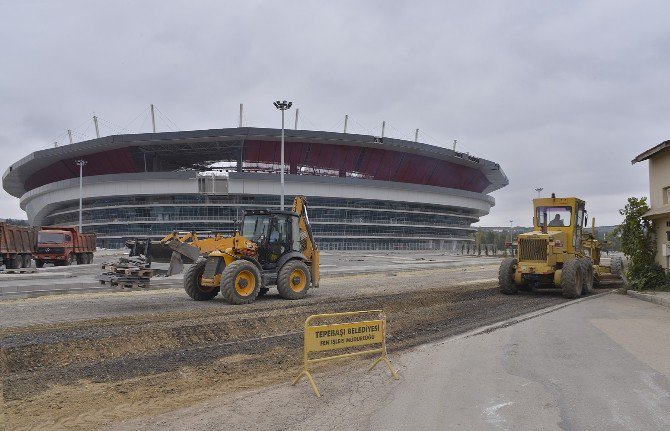 Tepebaşı’ndan Kırmızı Şimşekler’in Yeni Evine Destek