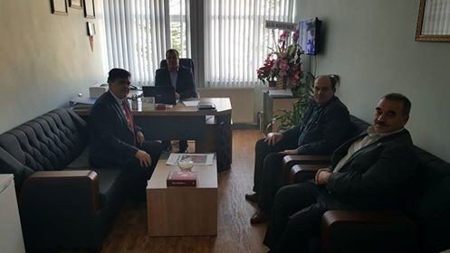 Başkan Yalçın’dan Yeni Atanan Okul Müdürlerine Ziyaret