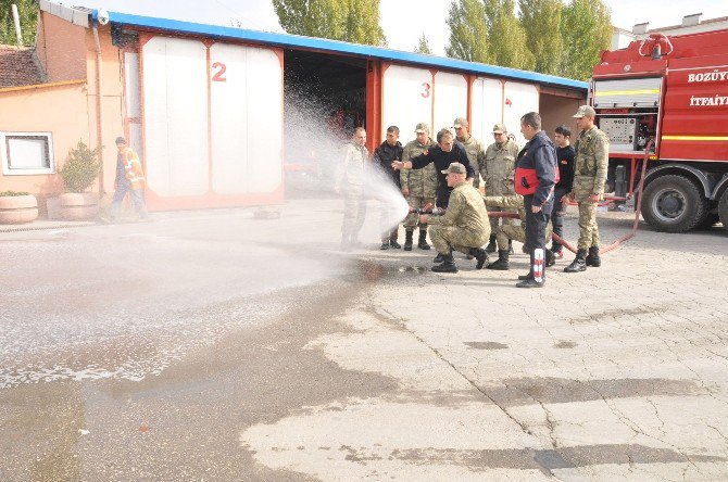 Bozüyük Belediyesi İtfaiyesi’nden Yangın Eğitimi