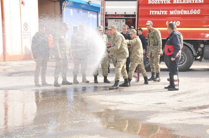 Bozüyük Belediyesi İtfaiyesi’nden Yangın Eğitimi