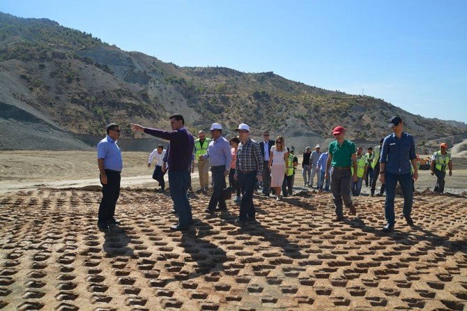 Dsi Yetkililerinden Çetintepe Barajında İnceleme