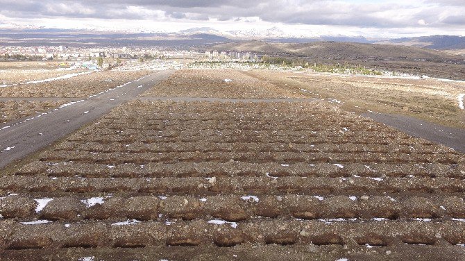 Erzurum’da Kış Öncesi Toplu Mezarlıklar Kazılmaya Başlandı