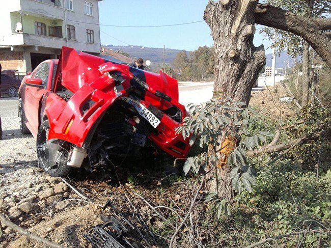 Düzce’de Trafik Kazası: 1 Yaralı