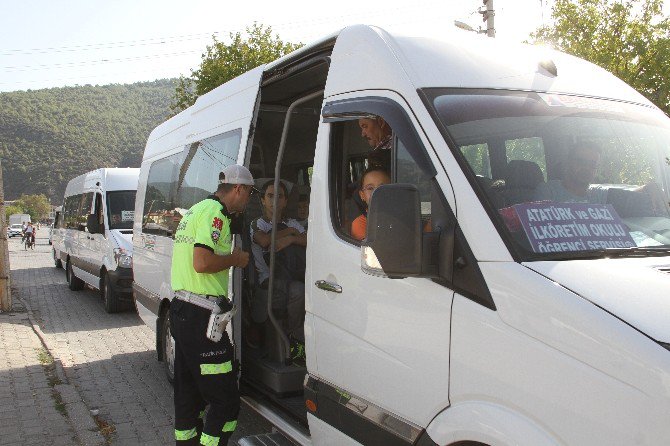 Fethiye’de Okul Servisleri Denetimde