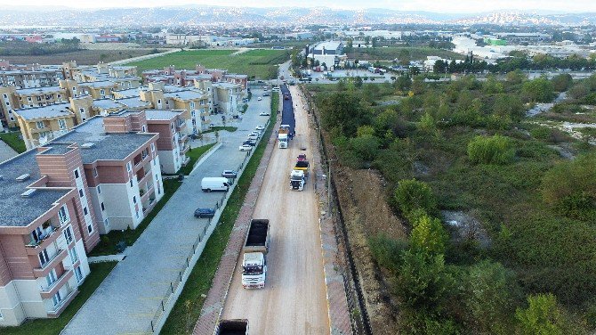 Fakülte Caddesinde Asfaltlama Çalışması Sürüyor