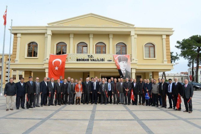 Muhtarlardan Edirne Valisi Özdemir’e Ziyaret