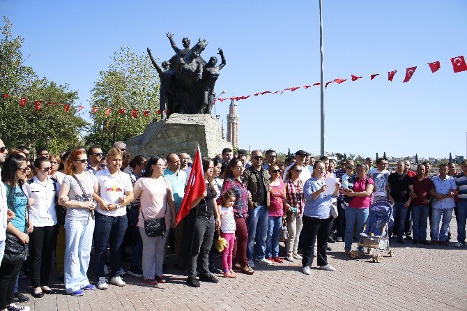 İş Akitleri Feshedilen Güvenlik Görevlileri Eylem Yaptı