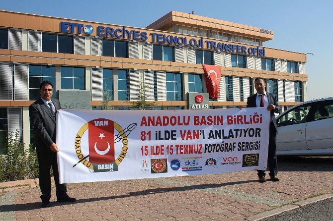 Vanlı Gazeteciler Kayseri’de 15 Temmuz’u Anlattı