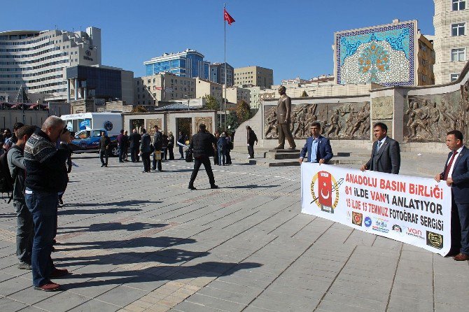 Vanlı Gazeteciler Kayseri’de 15 Temmuz’u Anlattı