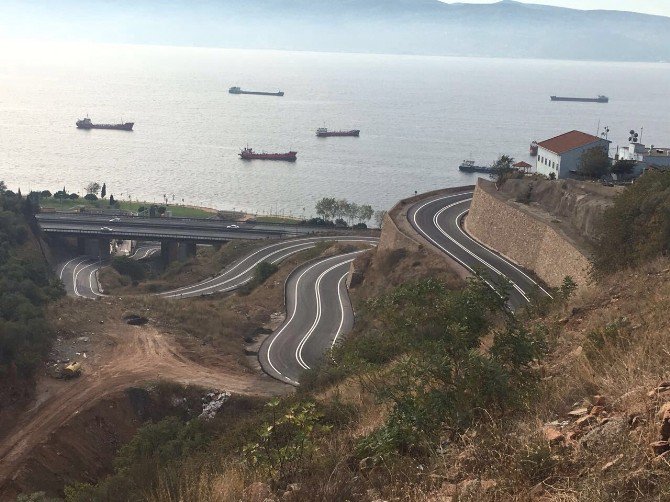 Hereke Taş Ocağı Yolu Yenilendi