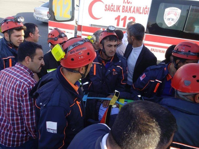 Erzurum’da Trafik Kazası: 4 Yaralı