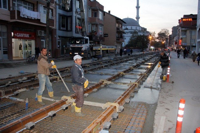 Tramvay Çalışmaları Hız Kesmiyor