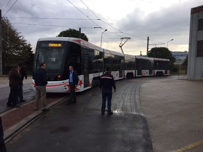 Samsun’un İlk Yerli Tramvayının Testleri Yapılıyor