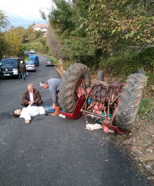 Zonguldak’ta Traktör Kazası: 1 Yaralı