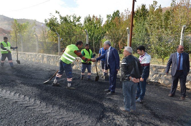 Yeşilyurt Belediyesi Kış Ayı Gelmeden Asfaltlama Çalışmalarına Hız Verdi