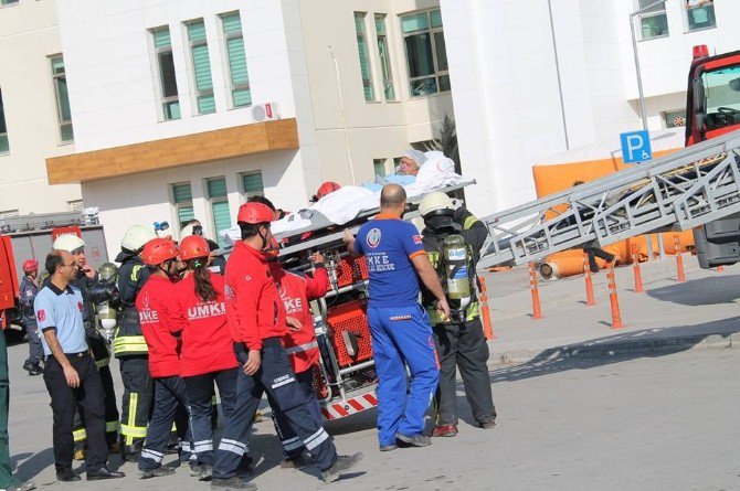 Karaman Devlet Hastanesi’nde Afet Ve Olağan Dışı Durumlara Karşı Tatbikat Yapıldı