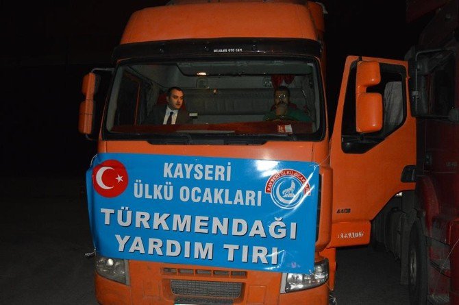 Ülkü Ocakları’ndan Türkmendağı Ve Cerablus’a 2 Tır Yardım