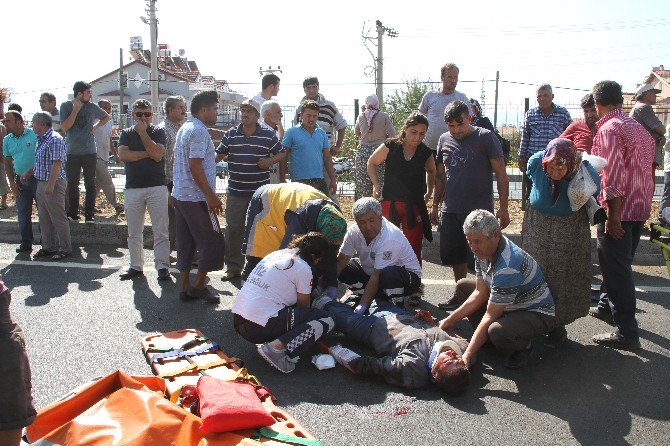 Fethiye’de Kaza Sonarsı Halk Yolu Trafiğe Kapattı