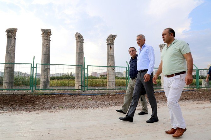 Pompeipolis’teki Yürüyüş Yolu Çalışmasında Sona Gelindi