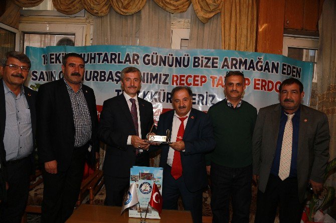 Tahmazoğlu’ndan Muhtarlara Ziyaret