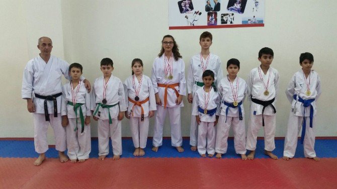 Karate Müsabakasında Ereğli 14 Madalya Kazandı