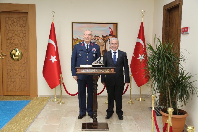 Hava Kuvvetleri Komutanı Orgeneral Ünal, Vali Kamçı’yı Ziyaret Etti