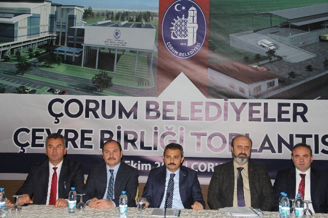 Çorum Belediyeler Çevre Birliği’nin Meclis Toplantısı Yapıldı