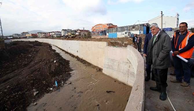 Başkan Karaosmanoğlu, 25 Milyon Tl’lik Asar Deresi Projesini Denetledi