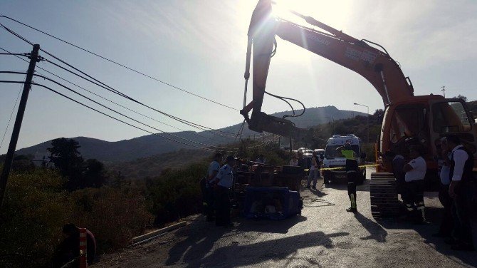 Datça’da Kullandığı Forkliftin Altında Kalan İşçi Hayatını Kaybetti