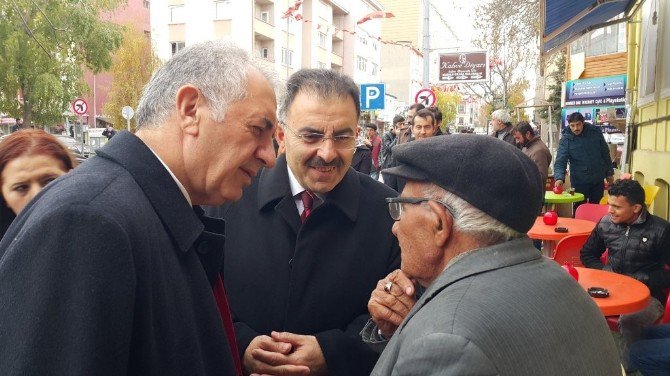 Ak Parti Heyeti Esnafın Sorunlarını Dinledi