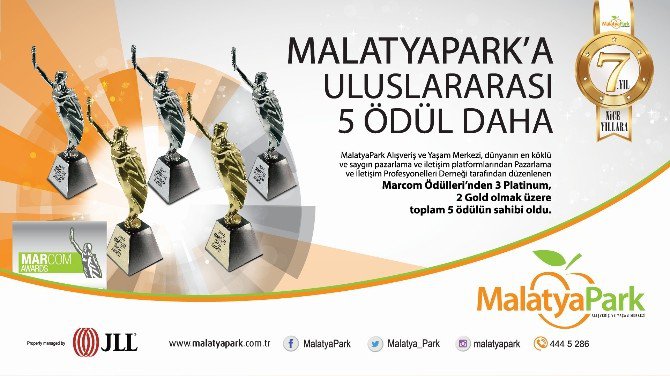 Malatyapark ‘A 5 Ödül Daha