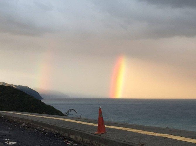 Zonguldak’ta Hortum Ve Gökkuşağı Görüldü